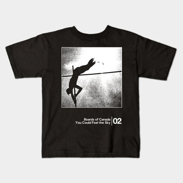 BOC - You Could Feel the Sky / Minimal Style Graphic Artwork Kids T-Shirt by saudade